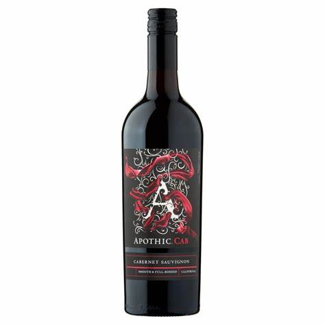 Apothic Cabernet 750ml.
