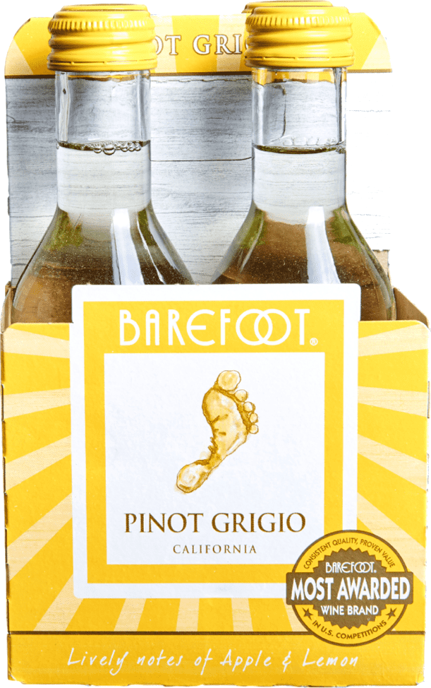 Barefoot Pinot G 187 4PK